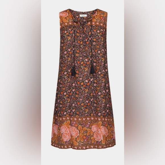 SPELL Love Jetty Sleeveless Tunic Mini Dress Balmy Nights Size Small - Picture 3 of 11